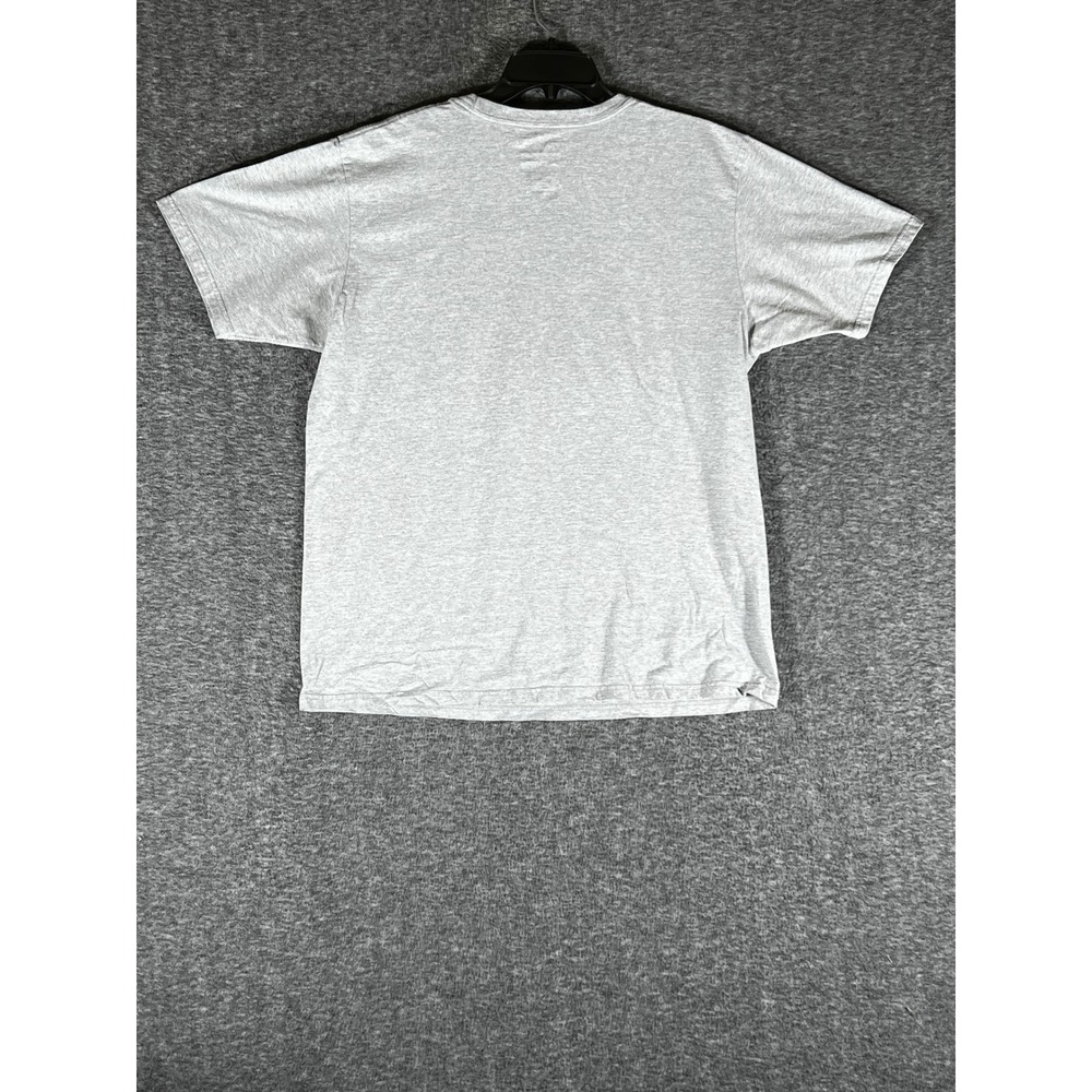 Adidas Miami Hurricanes Mens Large Grey The Go-To Tee Short Sleeve T-Shirt - Picture 2 of 8